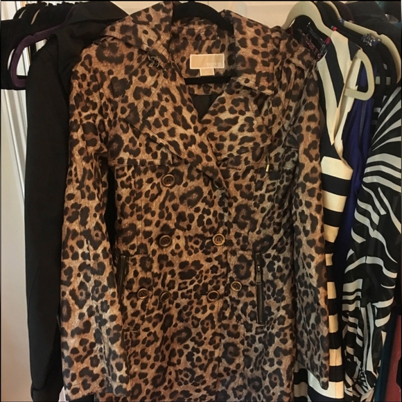 MICHAEL Michael Kors Jackets & Blazers - MICHAEL Michael Kors Leopard Print Jacket